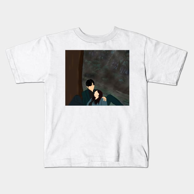 Island kdrama Kids T-Shirt by kart-box